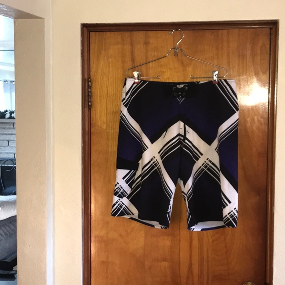 Mens Hawk swimming trunks.